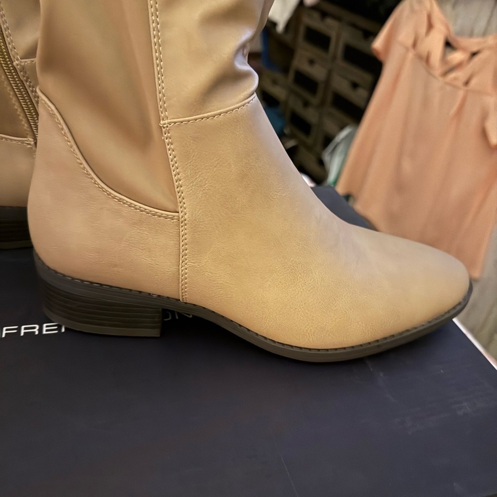 French Connection Tan Over-the-Knee Boots - Picture 4 of 5